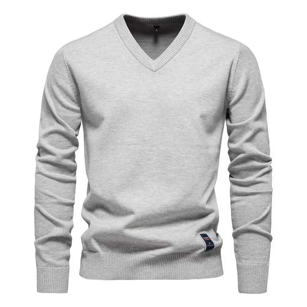 Men's V-Neck Pullover Sweater