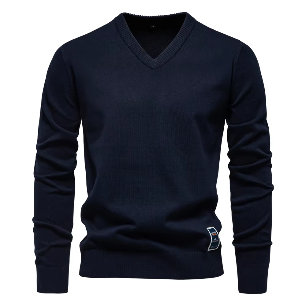 Men's V-Neck Pullover Sweater