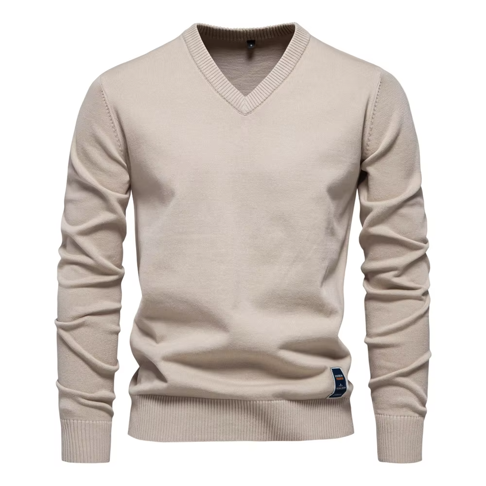 Men's V-Neck Pullover Sweater