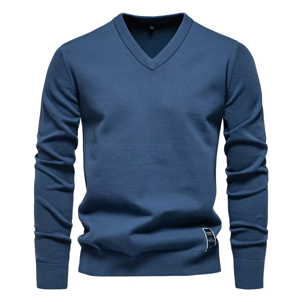 Men's V-Neck Pullover Sweater