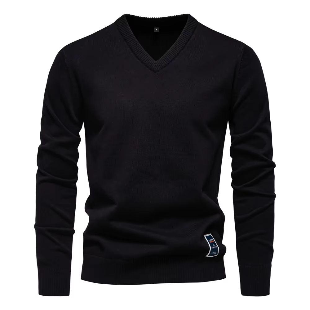 Men's V-Neck Pullover Sweater