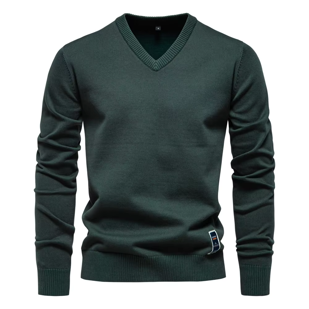 Men's V-Neck Pullover Sweater